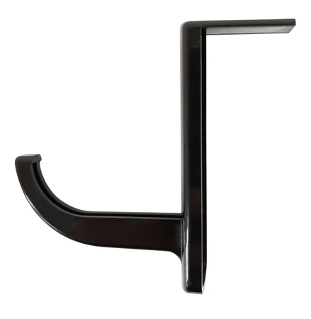 Supporto Cuffie Adesivo Universale per Monitor e Scrivania Nero (2 Pezzi)