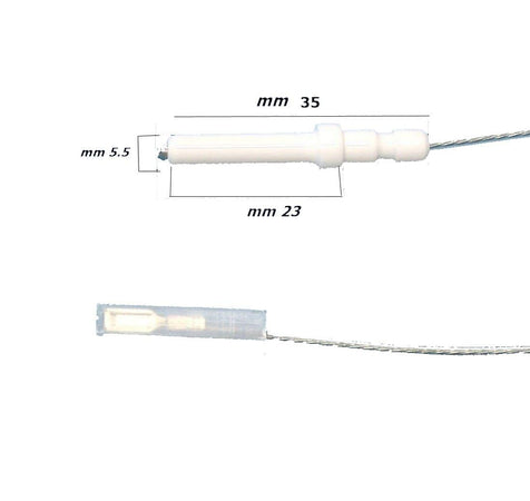 CANDELA DI ACCENSIONE CUCINA A GAS ADATTA ARISTON INDESIT HOT POINT H 3625 *36.2