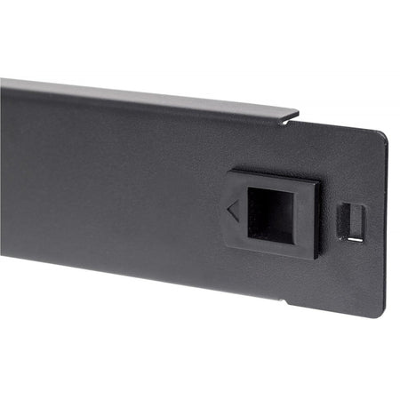 Pannello Cieco Toolless a Clip per Armadi Rack 19'' 1U Nero