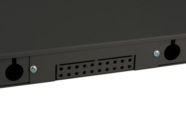 Cassetto Ottico 19'' con 12 bussole LC Duplex Monomodale OS2 Nero