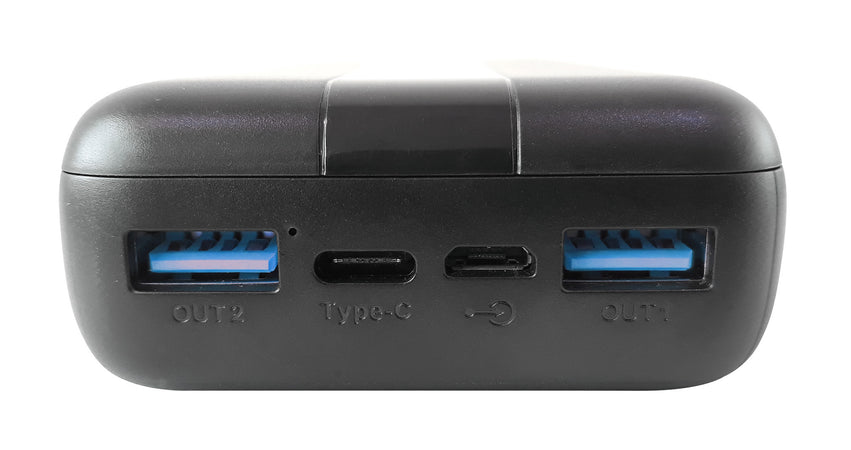 Power Bank Caricatore 20000 mAh 20W 3 Porte Output con Cavo Micro USB