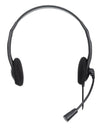 Cuffia Stereo On Ear USB con Microfono Cavo 1.5m Nero