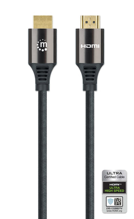 Cavo HDMI con Ethernet ad Altissima Velocit&agrave Certificato 8K@60Hz eARC 2m