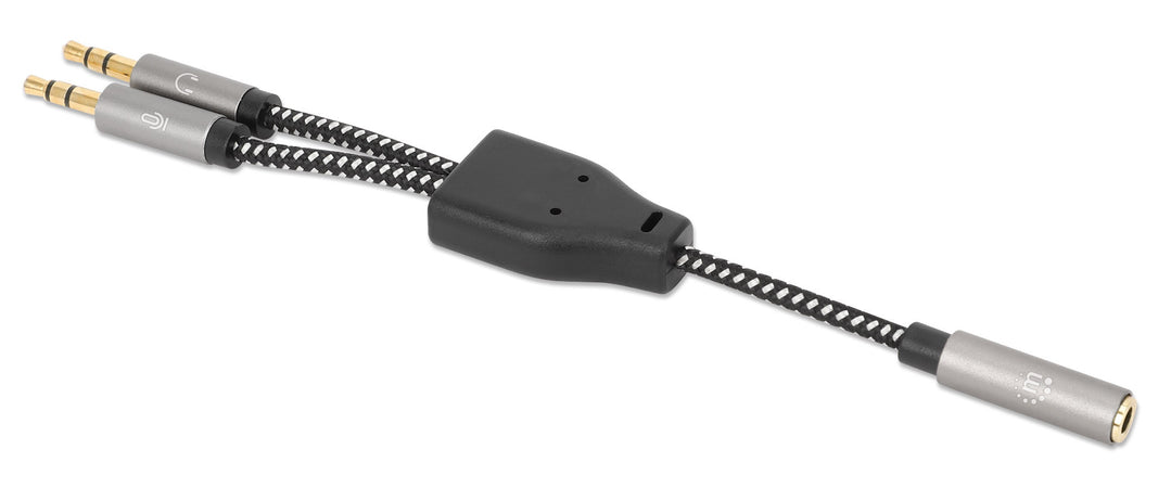 Cavo Adattatore per Cuffie con Splitter Audio Stereo AUX