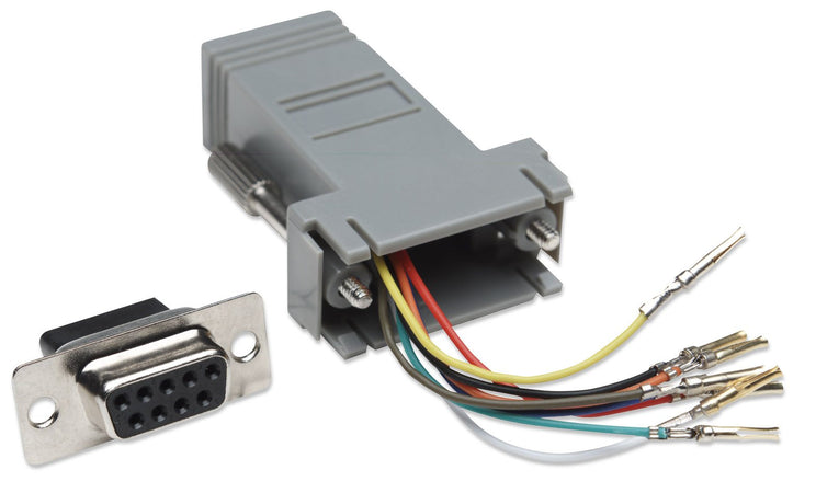 Adattatore Modulare DB 9p.F / RJ45 8 fili
