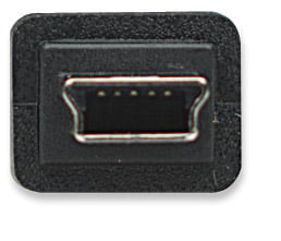 Cavo USB 2.0 A maschio/mini B 5 pin maschio 3 m Nero