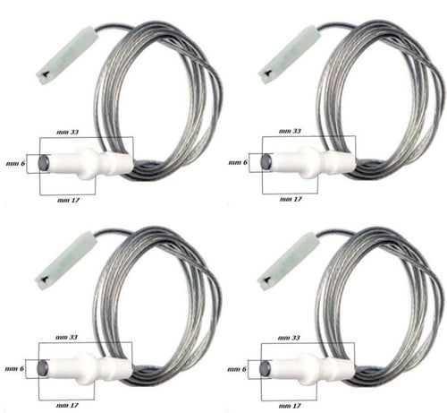 4 PZ CANDELETTA ACCENSIONE PIEZO ADATTA FRANKE CUCINA A GAS H 1523 1980290 13.2