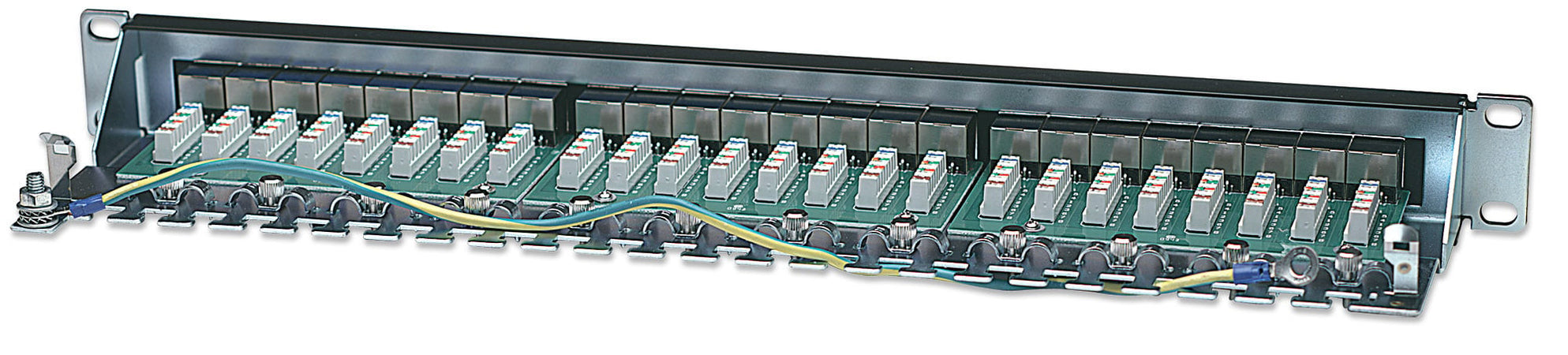 Pannello Patch STP 24 posti RJ45 Cat. 6