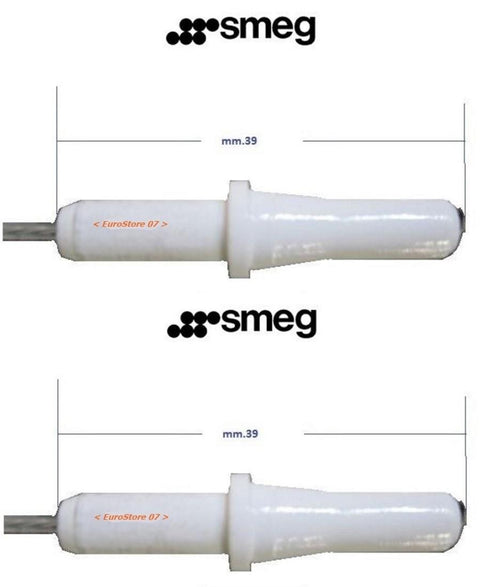 SMEG CANDELETTA ORIGINALE ACCENSIONE PIEZO CUCINA A GAS 810930071* 48.6 2 PZ