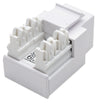 Frutti Telefonici RJ11/RJ12 Keystone Bianco