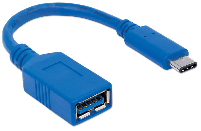 Cavo Superspeed USB A Femmina USB-C&trade Maschio 15cm Blu