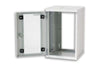 Armadio Rack 10'' a muro 9 unità Grigio prof. 300 mm