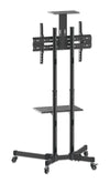 Supporto a Pavimento con una Mensola Trolley TV LCD/LED/Plasma 37-70''