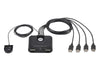 Switch di Condivisione Periferiche USB 2.0 a 4x4 porte, US424