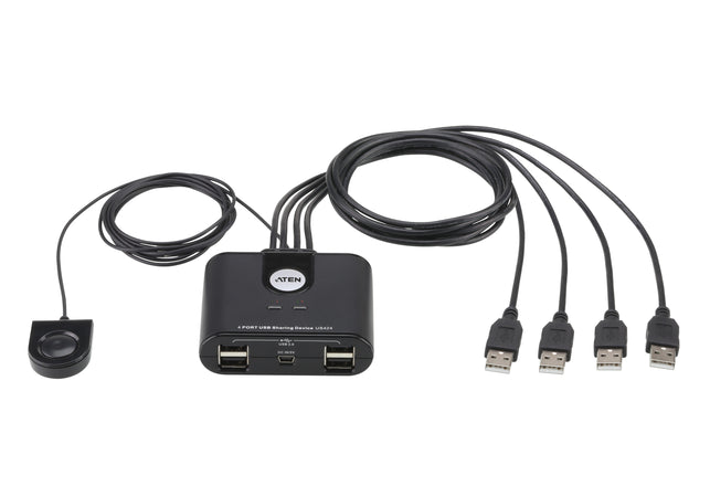 Switch di Condivisione Periferiche USB 2.0 a 4x4 porte, US424