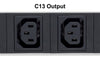 Multipresa intelligente per rack 19'' 8 porte