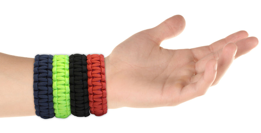 Bracciale Paracord con Micro USB Verde