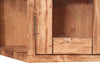Biscottini Biscottini Vetrinetta Scantonata 86x21x75 Legno Tiglio Naturale Made Italy