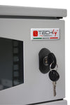 Armadio Rack 19'' a Muro 3U prof. 320 Grigio Assemblato