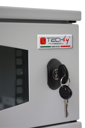 Armadio Rack 19'' a Muro 3U prof. 320 Grigio Assemblato
