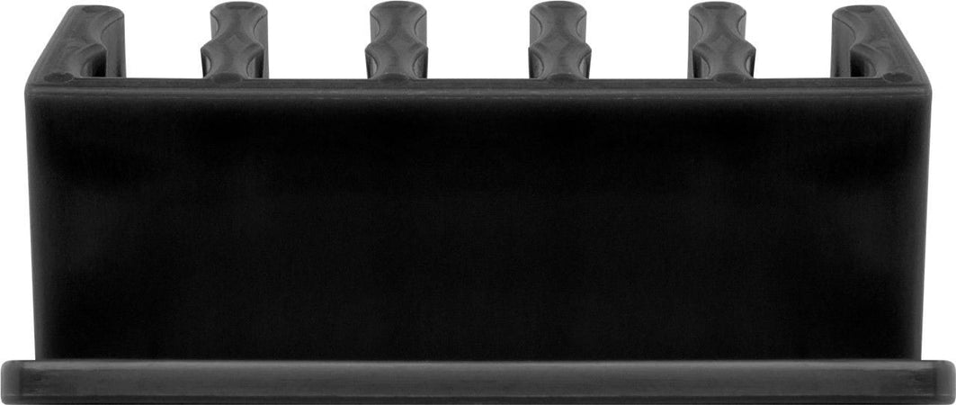 Set 2 Fermacavo da Scrivania a cinque posti Nero