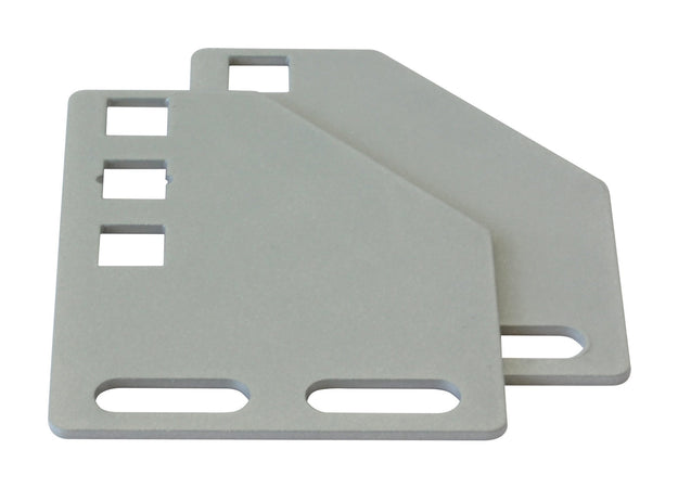 Staffe per Montaggio Verticale su Montanti Rack Silver