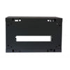 Armadio Rack 19'' a muro 6 unità sezione unica profondità 450mm Nero