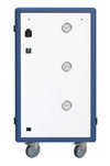 Carrello Stazione di Ricarica Ventilato 30 Notebook o Smartphone Bianco/Blu