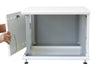 Armadio Rack 19'' ideale per Accumulatori Fotovoltaico 8U P600mm Bianco