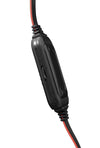 Cuffie Gaming con Microfono Serval Nero Rosso SERVAL