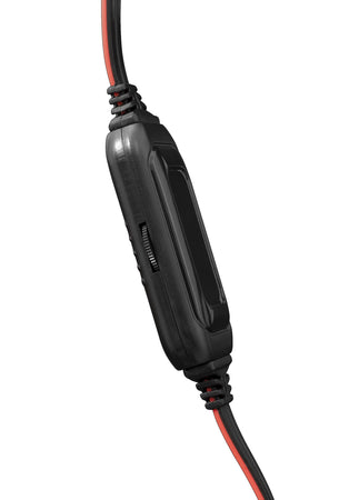Cuffie Gaming con Microfono Serval Nero Rosso SERVAL