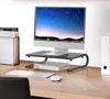 Stand Supporto da Scrivania per Monitor Notebook in Metallo 370mm Nero
