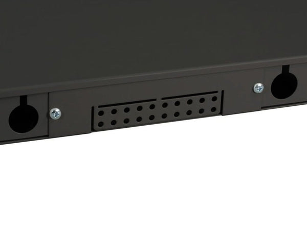Cassetto Ottico 19'' con 12 bussole LC Duplex Monomodale OS2 Nero