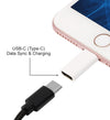 Mini Adattatore Ricarica Sincronizzazione USB-C&trade a Lightning® Bianco