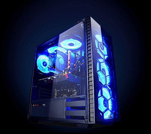 Ventola di Raffreddamento 4pin LED Blu 120 mm 1100 RPM Fan PC Gaming