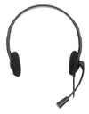 Cuffia Stereo On Ear USB con Microfono Cavo 1.5m Nero