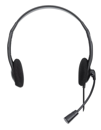 Cuffia Stereo On Ear USB con Microfono Cavo 1.5m Nero