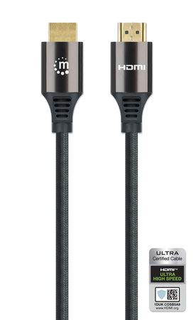 Cavo HDMI con Ethernet ad Altissima Velocit&agrave Certificato 8K@60Hz eARC 1m