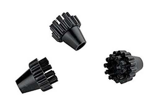 POLTI VAPORETTO SPAZZOLINI TONDI RICAMBIO NO ORIGINALE KIT 3 PEZZI PC 9