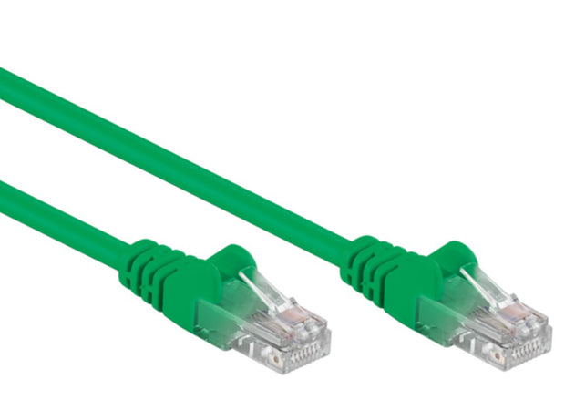 Cavo di rete Patch in CCA Cat.5E Verde U/UTP 10m