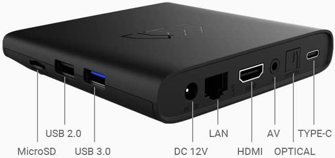 Decoder Smart AndroidTV BoxQ Google 4K Dolby con Dongle DVBT2