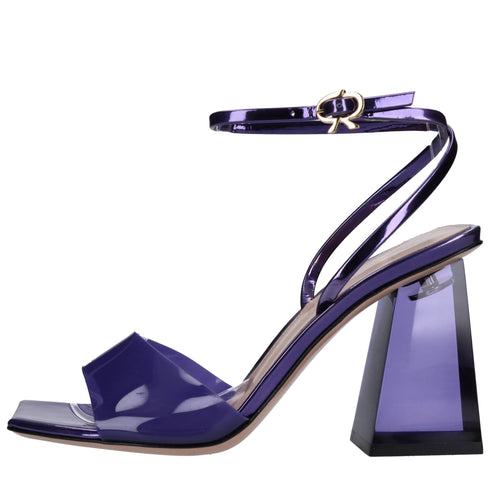Gianvito Rossi Sandali Viola da donna