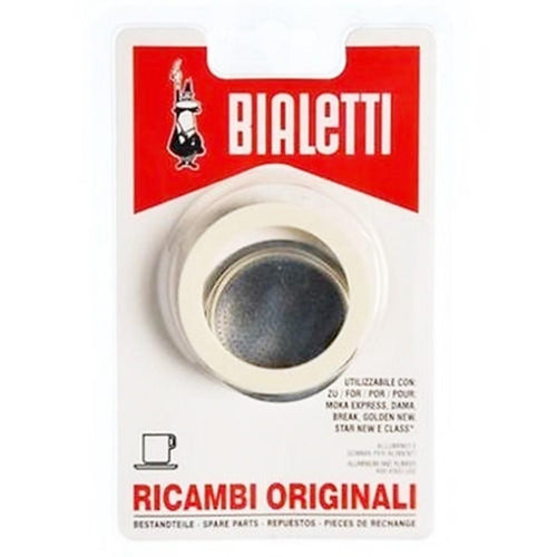 BIALETTI CAFFETTIERA TZ - 2 GUARNIZIONI + FILTRO ORIGINALI FER 264792