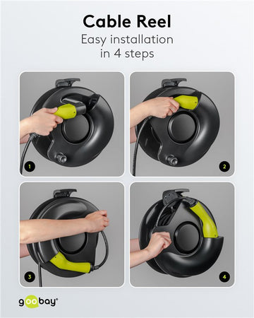 Avvolgicavo per Cavo di Ricarica EV Tipo 2