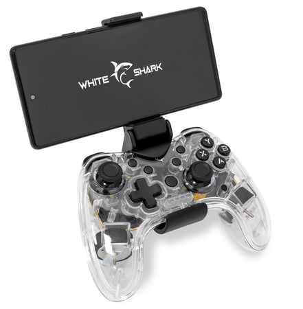 Joypad Controller di Gioco con Retroilluminazione LED e Doppia Vibrazione USB-C&trade e Bluetooth