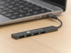 Hub USB-A 3.2 a 4 porte USB-A Slim in Metallo