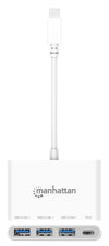 Hub USB 3.2 Gen 1 con 3 porte USB-A e 1 porta USB-C&trade Power Delivery