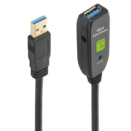 Cavo USB 3.0 Attivo Prolunga USB-A con 3 Amplificatori di Segnale 20m