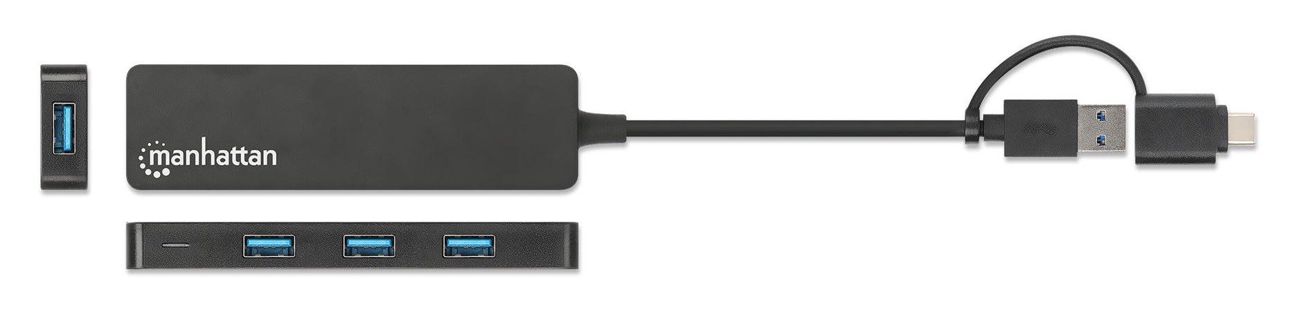 Hub USB 3.2 Gen1 4 Porte Combo USB-A e USB-C&trade