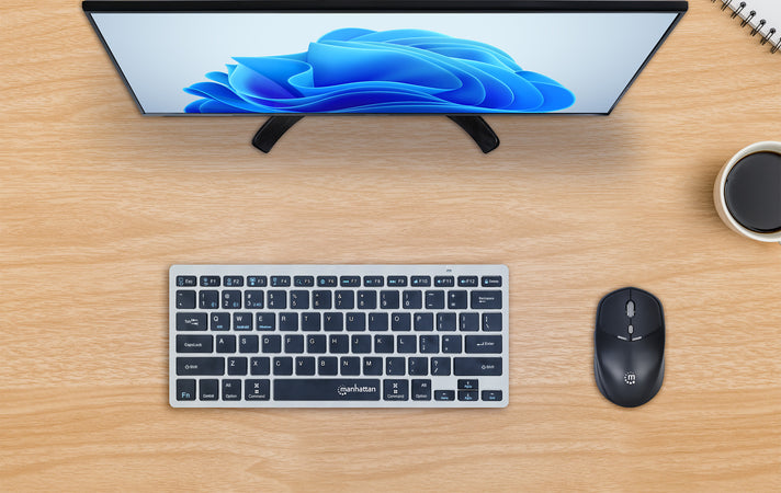 Mouse Ottico USB Wireless 1600dpi Compatto Nero